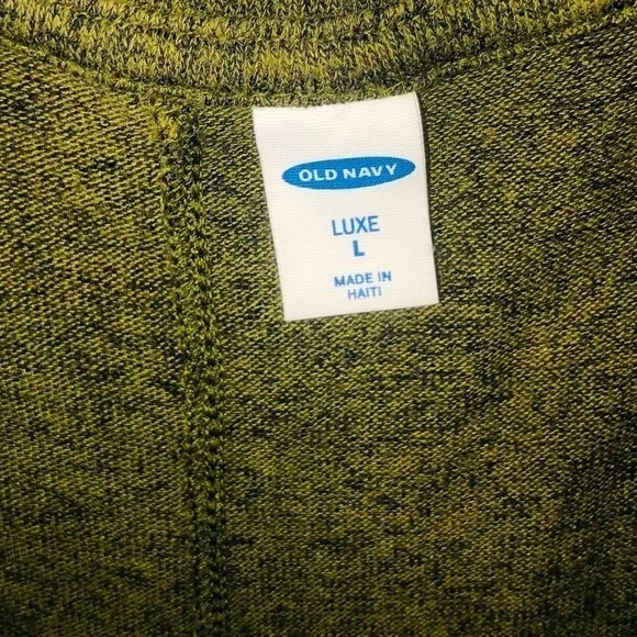 OLD NAVY Olive Green Flowy Tank Top - Picture 3 of 3